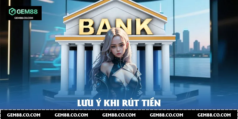 Lưu ý khi rút tiền